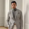 Ralph Lauren Hadley Hand-tailored Cashmere Jacket In Gray