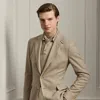 Ralph Lauren Hadley Hand-tailored Textured Sport Coat In Brown