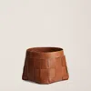 Polo Ralph Lauren Hailey Basket In Brown