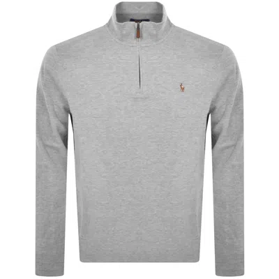 Ralph Lauren Half Zip Sweatshirt Grey