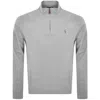 Ralph Lauren Half Zip Sweatshirt Grey In Gray