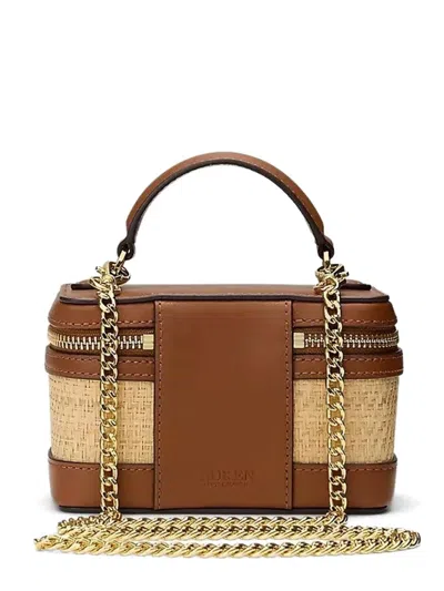 Ralph Lauren Hallee Chain Strap Tote Bag In Neutral