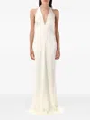 Ralph Lauren Halterneck Backless Gown