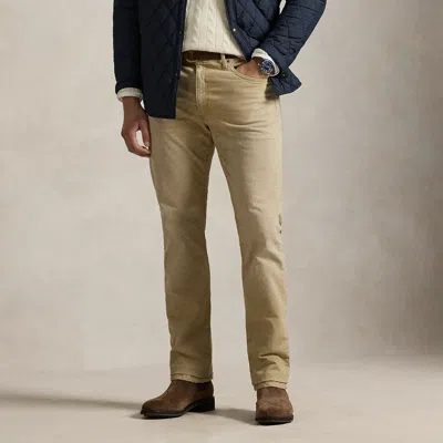 Ralph Lauren Hampton Relaxed Straight Jean In Khaki Hill In Neutral