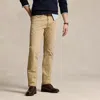 Ralph Lauren Hampton Relaxed Straight Stretch Jean In Brown