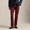 Ralph Lauren Hampton Relaxed Straight Stretch Jean In Red