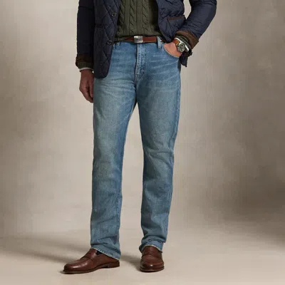 Ralph Lauren Hampton Straight Jean In Robinson In Blue