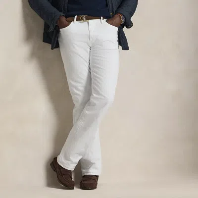 Ralph Lauren Hampton Straight Stretch Jean In Hidden White