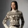 Ralph Lauren Hand-knit Cashmere Shawl-collar Sweater In Crmtaupe