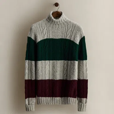 Ralph Lauren Hand-knit Wool Sweater In Multi