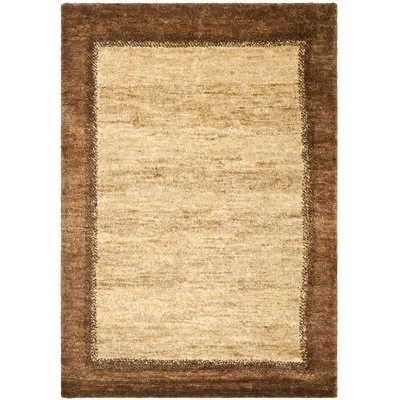 Ralph Lauren Hand Knotted Hemp, Jute Solid Color Rug In Delta Brown,beige