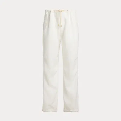 Ralph Lauren Hand-tailored Linen Trouser In Classic Cream