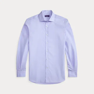 Ralph Lauren Handmade End-on-end Shirt In Blue