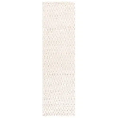 Ralph Lauren Handwoven Pet Cotton Solid Color Rug In Ivory