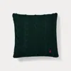 Polo Ralph Lauren Hanley Cable-knit Throw Pillow In Green