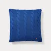 Ralph Lauren Hanley Cable-knit Throw Pillow In Blue