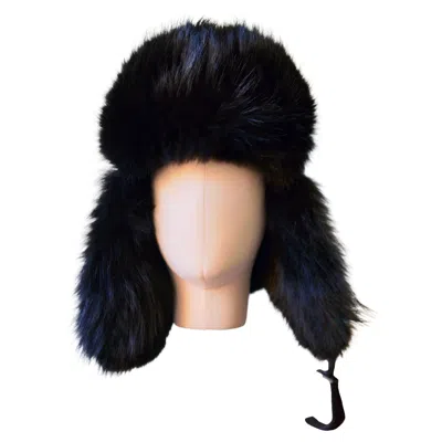 Pre-owned Ralph Lauren Hat Chapka M In Black