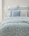 Ralph Lauren Heather Reversible 3-pc. Comforter Set, Full/queen In Blue