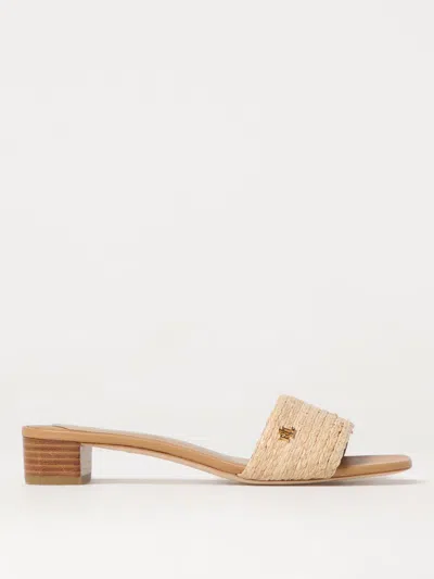 RALPH LAUREN HEELED SANDALS LAUREN RALPH LAUREN WOMAN COLOR BEIGE,G77886022
