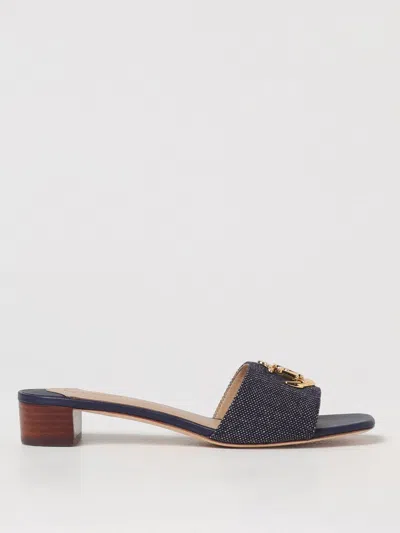 Ralph Lauren Heeled Sandals Lauren  Woman Color Blue