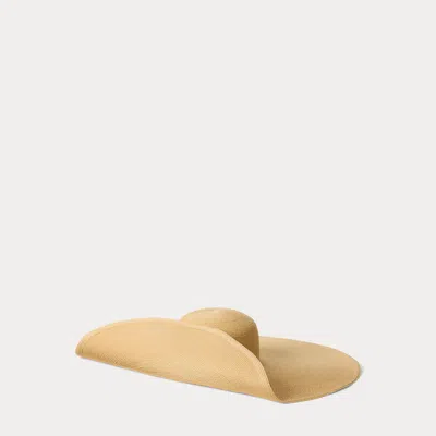 Ralph Lauren Hemp-blend Wide-brim Hat In Natural In Neutral