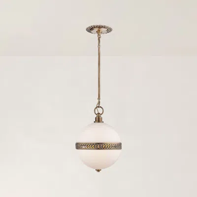 Ralph Lauren Hendricks Small Globe Pendant In Gold