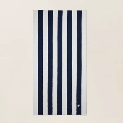 Ralph Lauren Henley Beach Towel In Navy