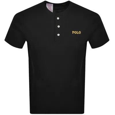 Ralph Lauren Henley T Shirt Black