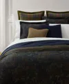 Ralph Lauren Henry Cotton Sateen Reversible 3-pc. Duvet Cover Set, King In Multi