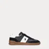 Polo Ralph Lauren Heritage Aera Sneakers In Black/white
