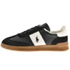 Ralph Lauren Heritage Aera Trainers Black In Black