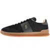 Ralph Lauren Heritage Aera Trainers Black In Black