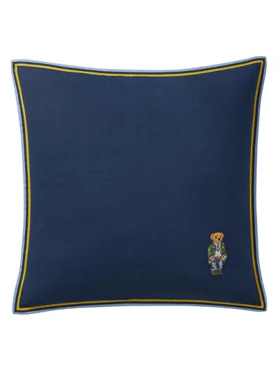 Ralph Lauren Heritage Bear Throw Pillow In Blue