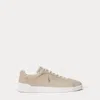 Ralph Lauren Heritage Court Ii Suede Sneaker In Multi