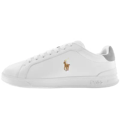 Ralph Lauren Heritage Court Trainers White