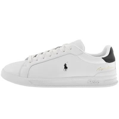 Ralph Lauren Heritage Court Trainers White