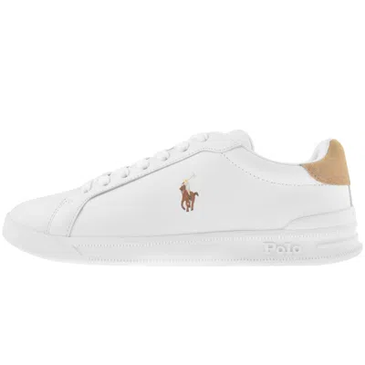 Ralph Lauren Heritage Court Trainers White