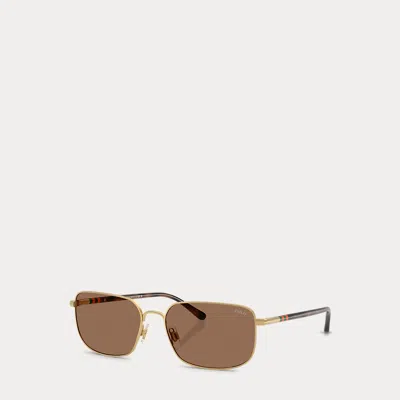 Ralph Lauren Heritage Rugby-stripe Metal Sunglasses