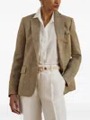 Ralph Lauren Herringbone-pattern Blazer In Multi