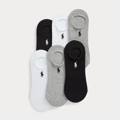 Polo Ralph Lauren High-cut Liner Sock 6-pack In Ghast