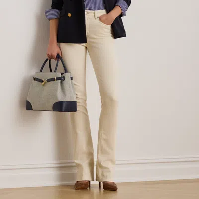 Ralph Lauren High-rise Boot Jean In Neutral