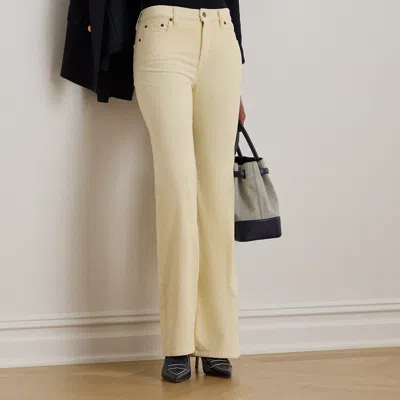 Ralph Lauren High-rise Corduroy Flare Pant In Nude