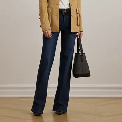 Ralph Lauren High-rise Flare Jean In Balassi Wash
