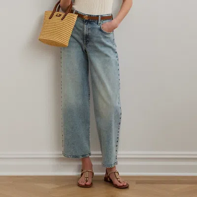 Ralph Lauren High-rise Wide-leg Cropped Jean