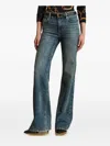 Ralph Lauren High-waist Flared Jeans In Blue