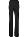Ralph Lauren High Waist Flared Trousers In Black