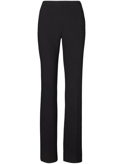 Ralph Lauren High Waist Flared Trousers In Black