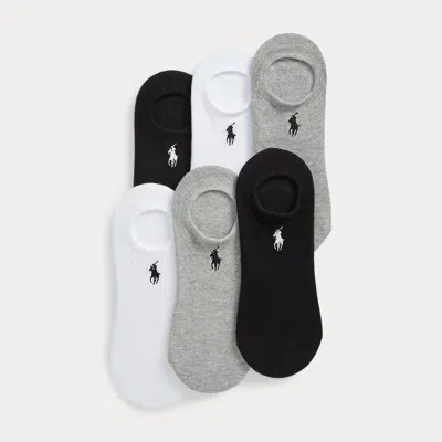 Polo Ralph Lauren High-cut Liner Sock 6-pack In Ghast In Brown