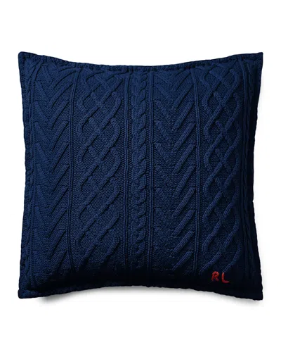 Ralph Lauren Highland Pillow, 20"sq. In Blue