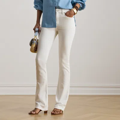Ralph Lauren High-rise Boot Jean In White Wash